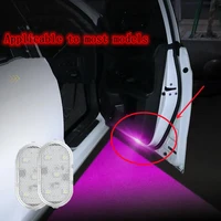 universal car openning door light usb charging wireless magnetic led car door welcome light safe anti collision signal lamp