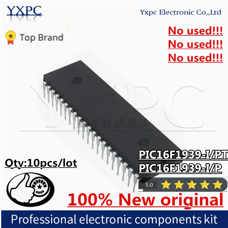 

100% New Imported Original PIC16F1939-I/PT TQPF44 PIC16F1939-I/P DIP-40 PIC16F1939