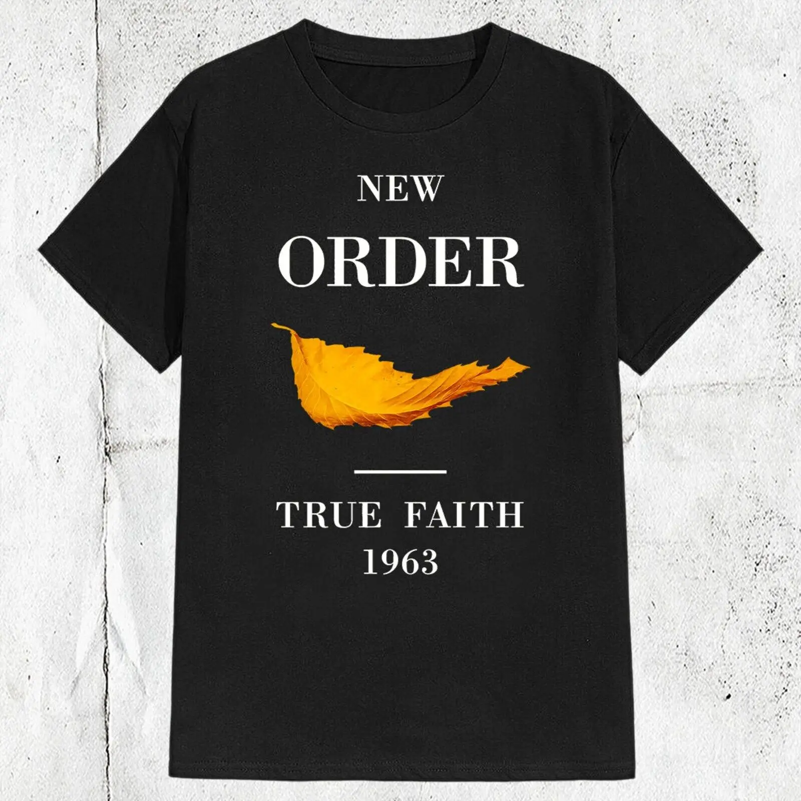 Винтажная футболка в стиле 80-х нового заказа с надписью True Faith