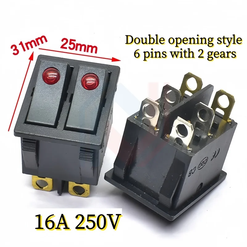 

Двойной кулисный выключатель KCD6