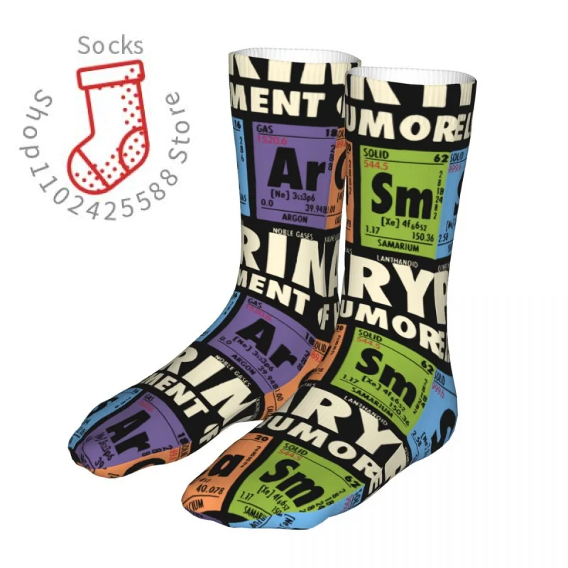 

Female Sport S Ar Ca Sm Science Socks Cotton Compression Periodic Table of Humor Woman Sock