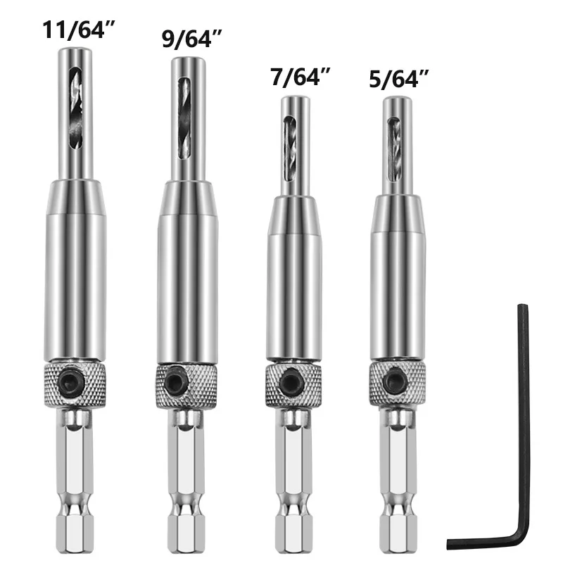 

Набор самоцентрирующихся сверл для дверного замка шкафа, комплект насадок для сверления петель для отверстий, оконных и дверных петель, инструменты для деревообработки