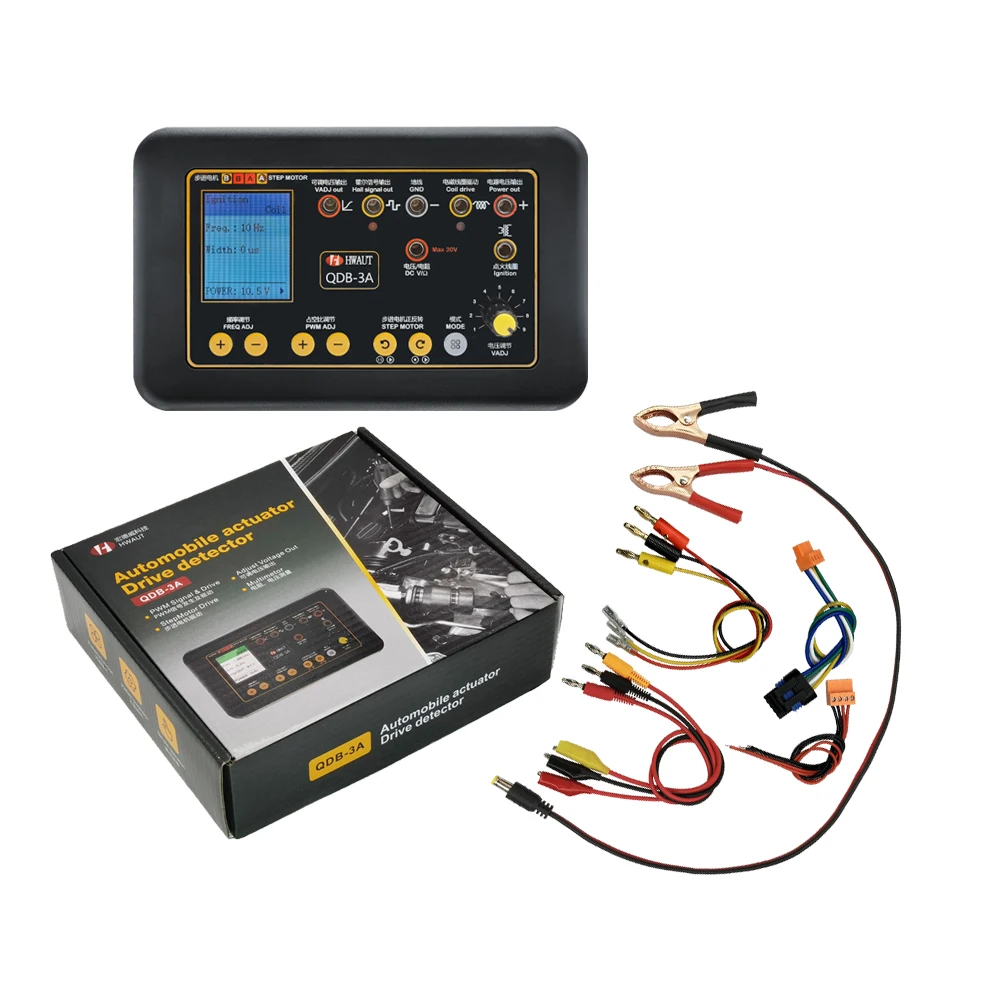 

QDB 3A Автоматический Тестер Катушек Зажигания, Электронный Дроссельный Клапан IAC, Форсунки COP