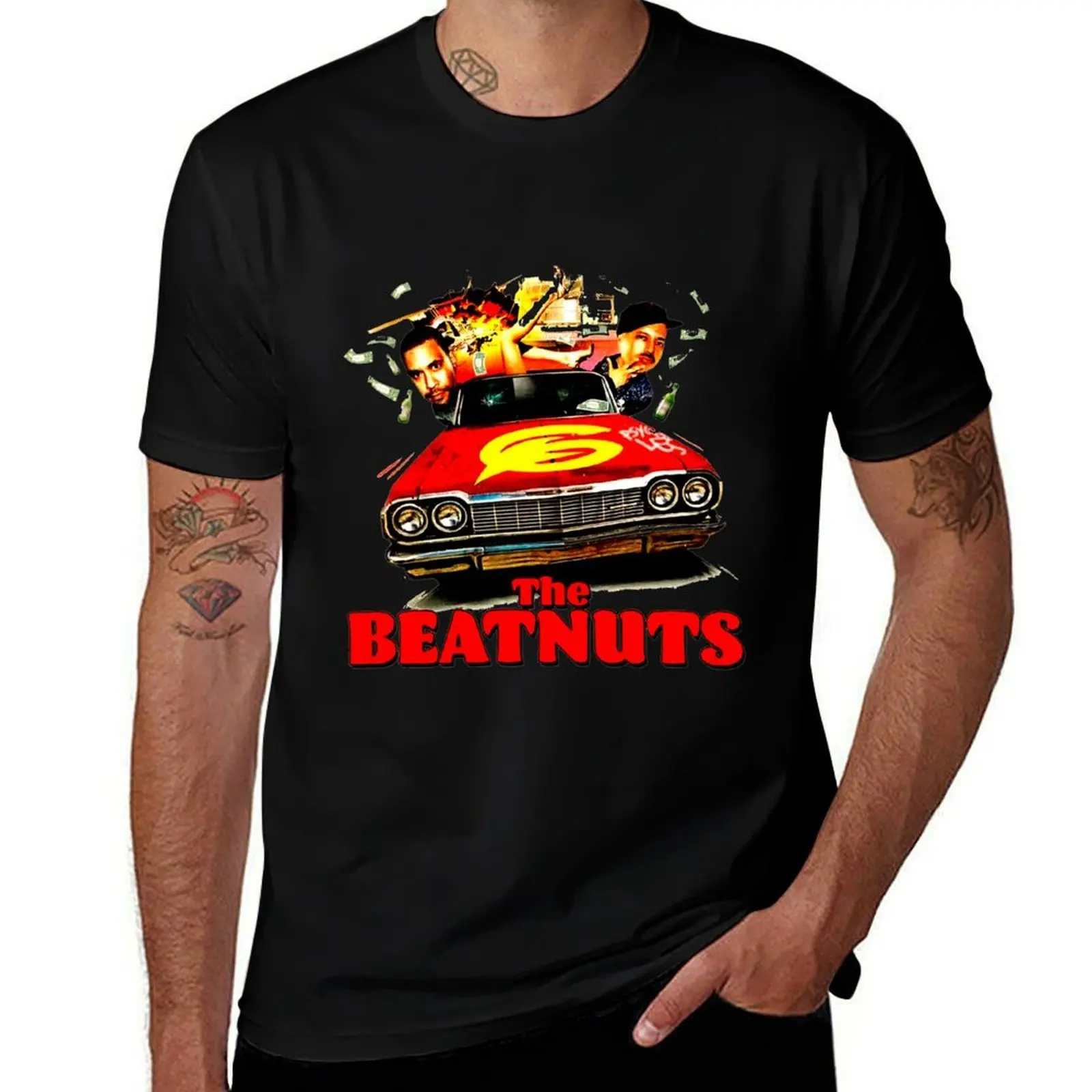 Фото Футболка Beatnuts с высокой эластичностью, спортивная футболка. №1