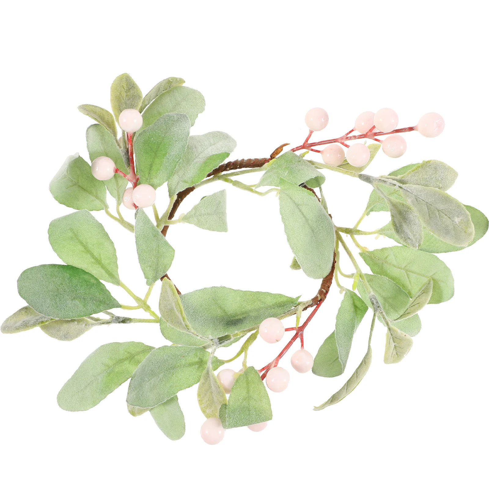 

Artificial Leaf Ring Decor Party Table Wreath Centerpiece Ring