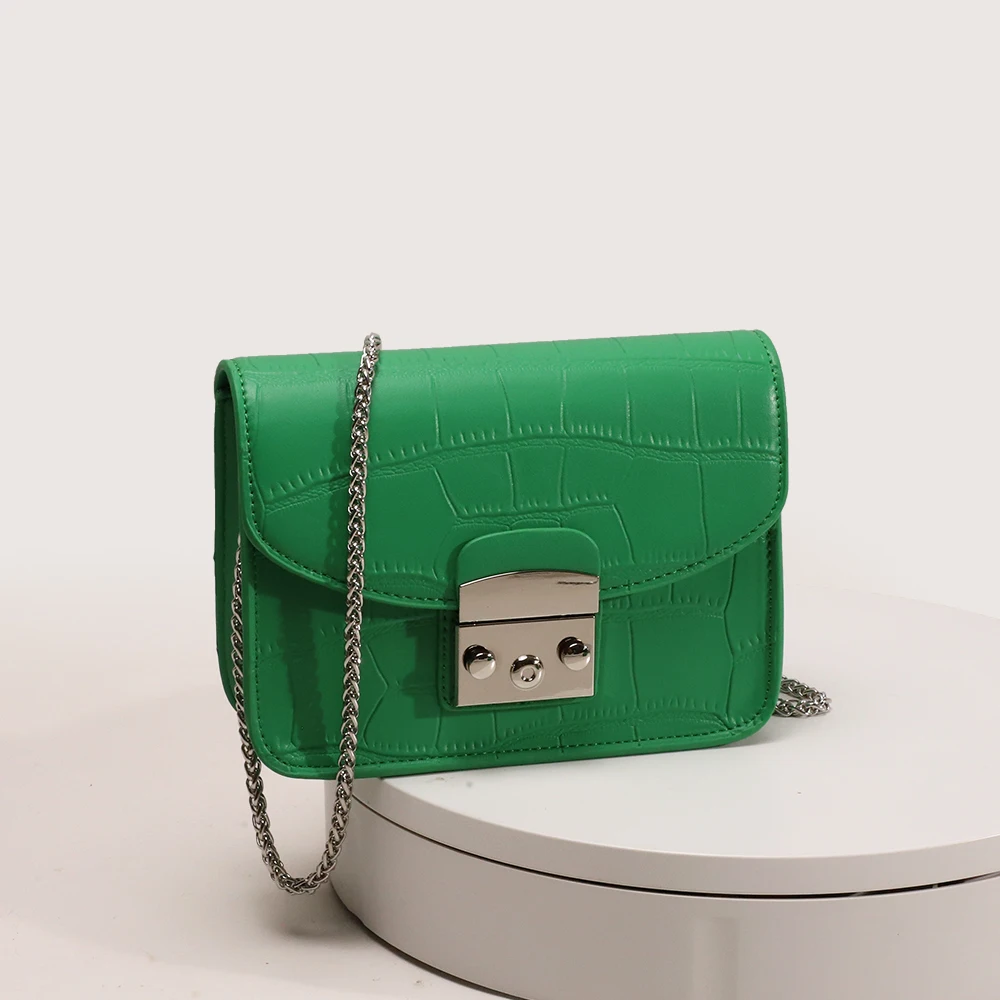 

Luxury Designer Handbag And Purses Small Chain bag Crocodile Pattern Decoration Crossbody Shoulder Bag Fast Delivery