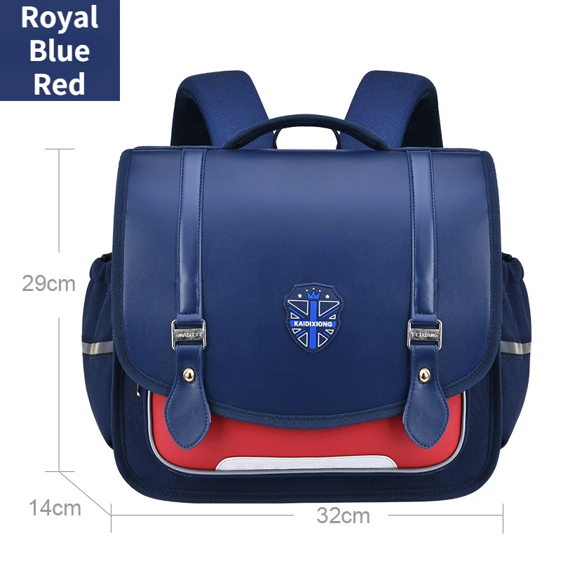 Grades 1-6 Student Horizontal Simple School Bags New Children British Style Light Backpacks for Girls Boys Mochila Drop Shipping