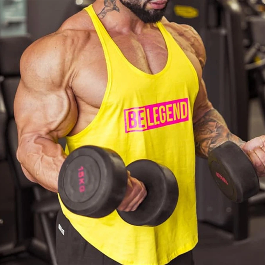 

Мужская майка для тренировок и бега, повседневная майка для фитнеса, майка для быстрой сушки, одежда, рубашка без рукавов для бодибилдинга, Н...