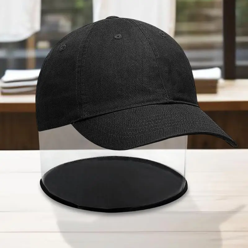 w przezroczystym stojaku na kapelusze nadmuchiwany blat uchwyt oszczędzający miejsce przenośny stojak do czapek baseballowych modne czapki