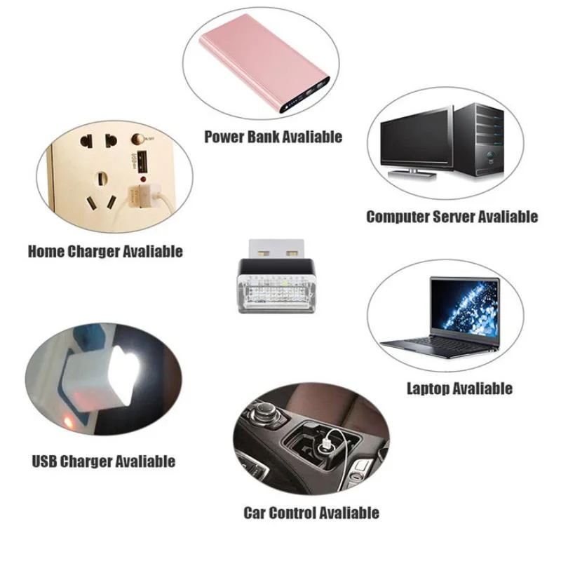 USB флюоресцентная лампа для Geely Emgrand EC7 EC718 EC715 Global Hawk GX7