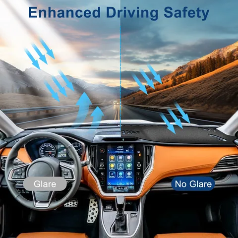 Чехол на приборную панель с левым рулем, автомобильный коврик, анти-УФ-защитный коврик, солнцезащитный козырек, коврик для приборной панели Subaru Outback Wagon 6GEN AWD Sport Touring 2021-2025