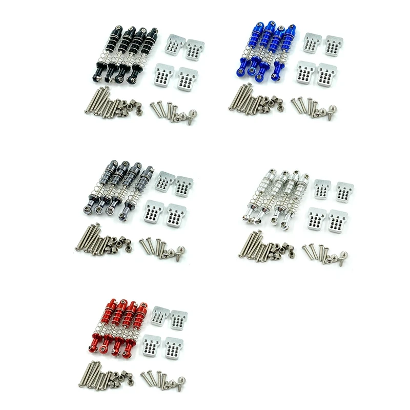 

for MN D90 MN-90 MN99S WPL C14 C24 C34 RC Car Metal Shock Absorber with Extension Seat Upgrade Parts Accessories