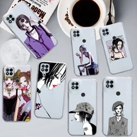 nana osaki anime phone case transparent for xiaomi redmi note x f poco 111 9 7 8 3 i t s pro cover shell coque