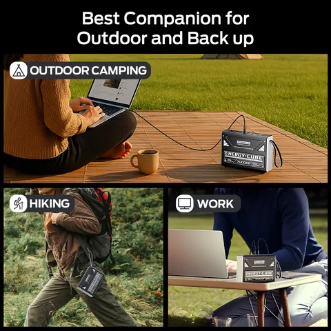 MOVESPEED Z70Pro Power Bank 70000 мАч 140 Вт PD Внешняя аккумуляторная станция с быстрой зарядкой и фонариком для ноутбука, кемпинга на открытом воздухе