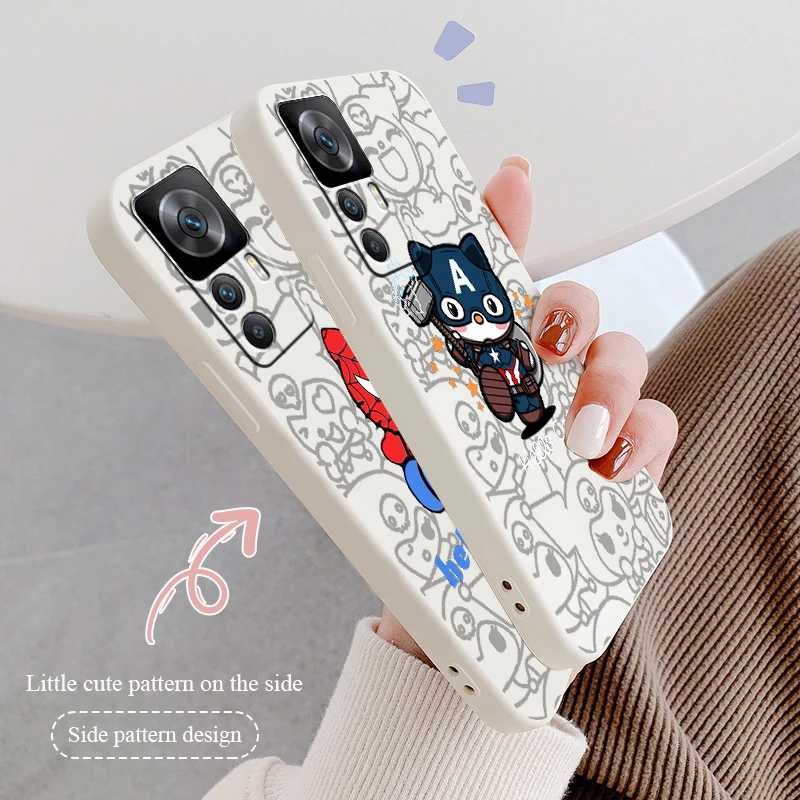 

Hello Kitty Spiderman Venom Liquid Rope Phone Case For Xiaomi Redmi K50 K40 K40S Gaming K30 10C 10 10X 9A 9 9T 9C 9AT 8 8A 5G