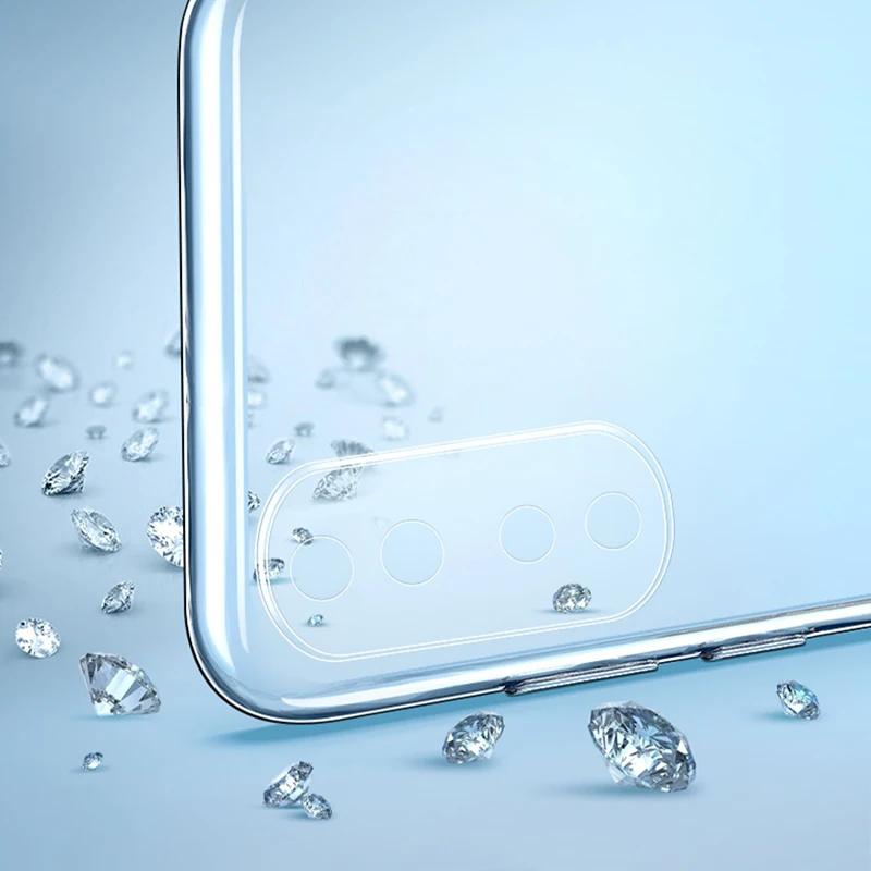 Оригинальный прозрачный мягкий чехол для Honor 70 80 90 Pro Plus Lite SE GT с плоской камерой