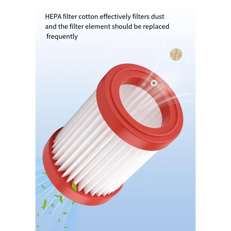 Фото Портативный прибор для удаления пылевых клещей KEOL-Household, 6 HEPA-фильтров для Deerma CM980/CM990, аксессуары №3