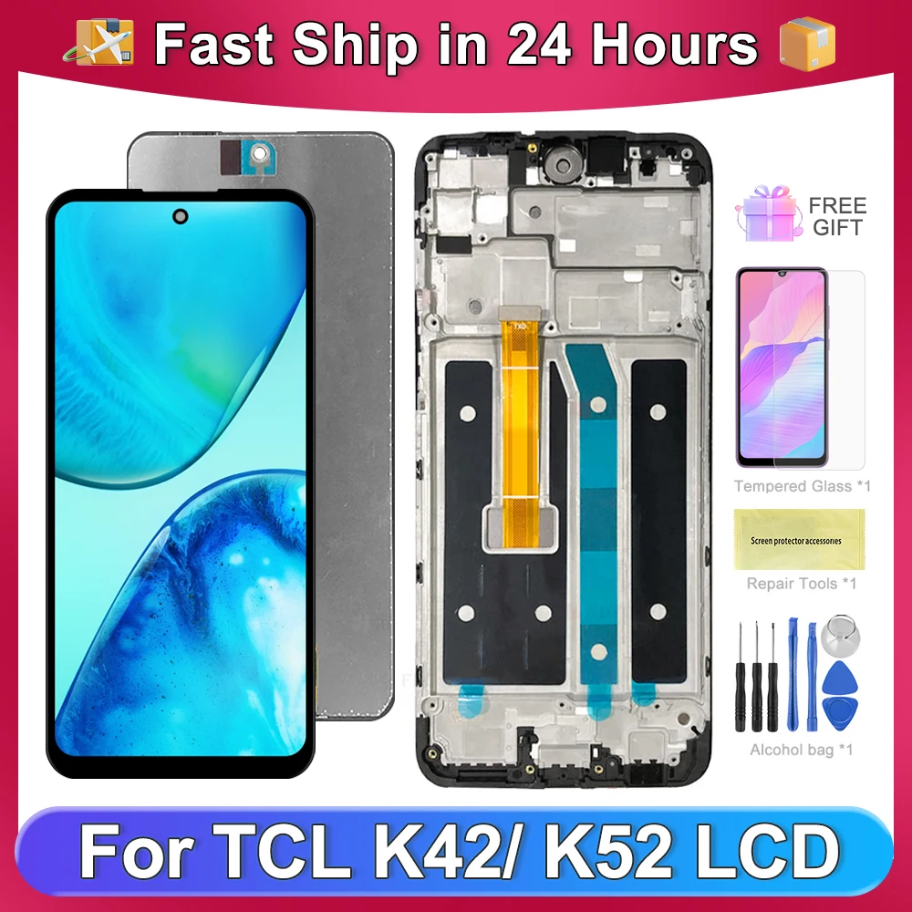 Для LG K52 6 ''для K42 LMK420 LM-K420 LMK420H LMK520 LM-K520 LMK520E Замена дигитайзера сенсорного