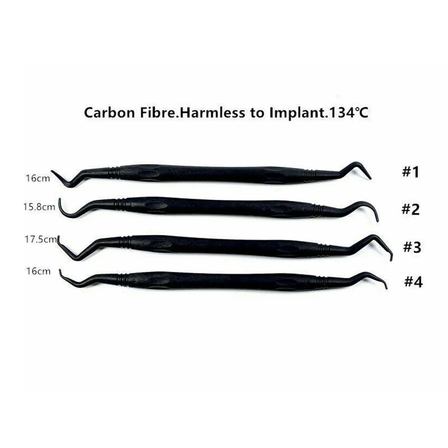

Dental Carbon Fiber Implant Scaler Curettes Tip Scraper