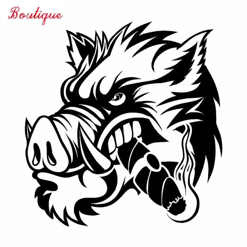 

Personality fierce boar car decoration, accessories, motorcycle, stickers, sunscreen waterproof interior decoration PVC