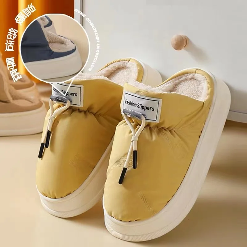

Winter Warm Home slippers for women house indoor slippers Women 2022 korean cute casual flat shoes flip flops waterproof