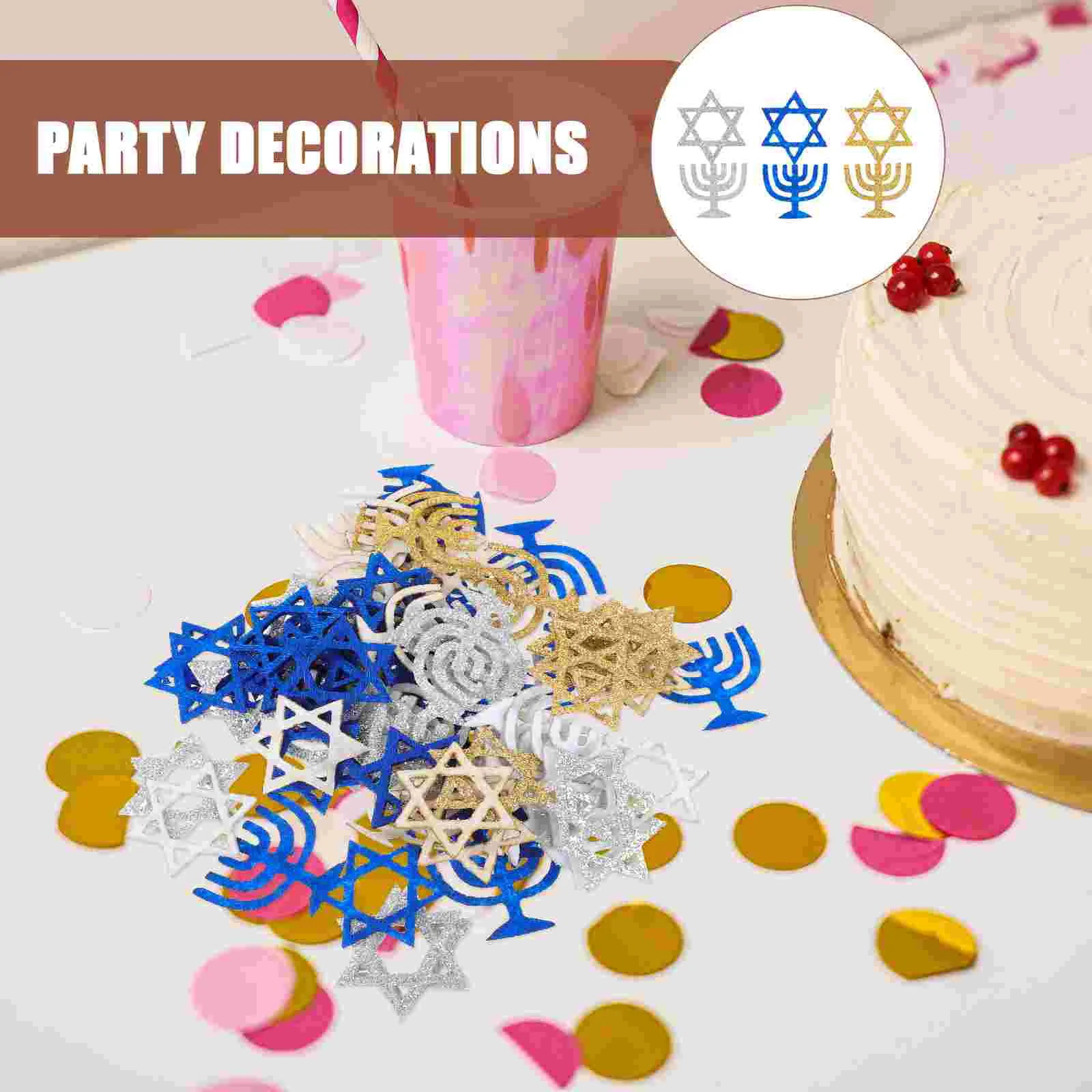 100 шт. праздничные разбросы конфетти для церковного стола держатель декора места