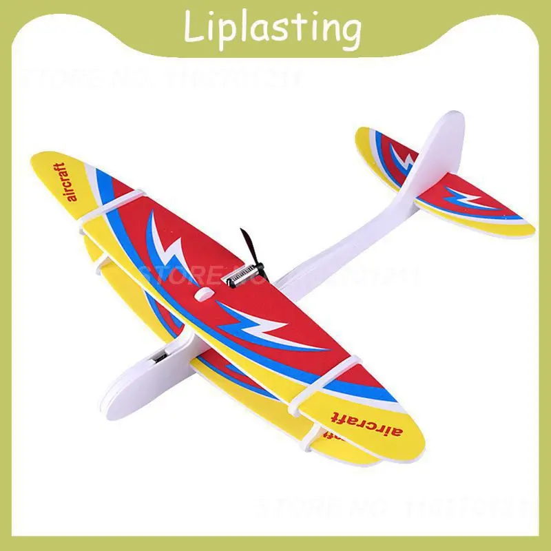 

Hand Throwing Glider Airplane Capacitor Electric Aircraft Foam Plane Outdoor Toy Newest DIY Glider Foam RC Drone Birthday Gifts