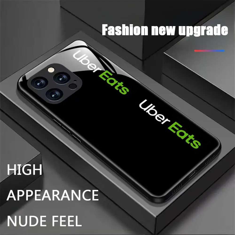 Фото Чехол для телефона Uber Eats для iPhone 18 17 16 15 14 13 12 X XR XS 8 Plus Mini Pro Max, стеклянный магнитный чехол. №2