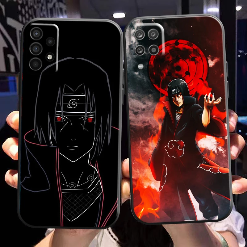 

Naruto Akatsuki Uchiha Itachi Phone Case For Samsung Galaxy A02 A11 A12 A20 A21 A21S A22 A31 A32 A51 A52 A70 A71 A72 5G Black
