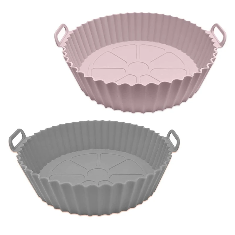 

Силиконовый горшок для фритюрницы, аксессуары для фритюрницы, многоразовая антипригарная корзина для фритюрницы, для духовки, форма для вы...