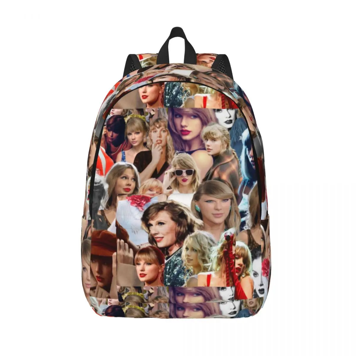 

Retro Taylor Swiftie Collage Cool Backpack Outdoor Student Business Daypack for Men Women College Shoulder Bag