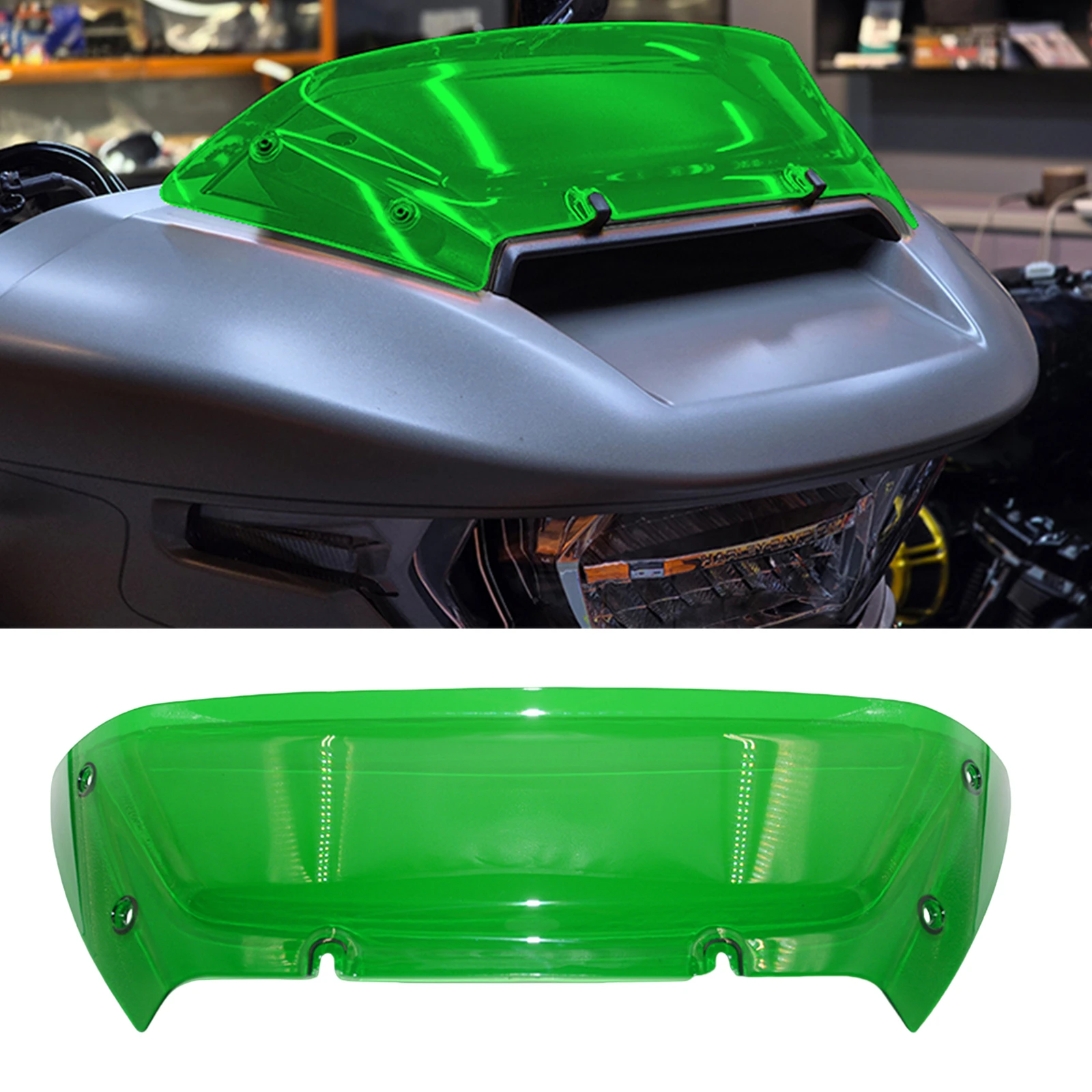 Ветрозащитный экран переднего ветрового стекла мотоцикла сплиттер крышка для
