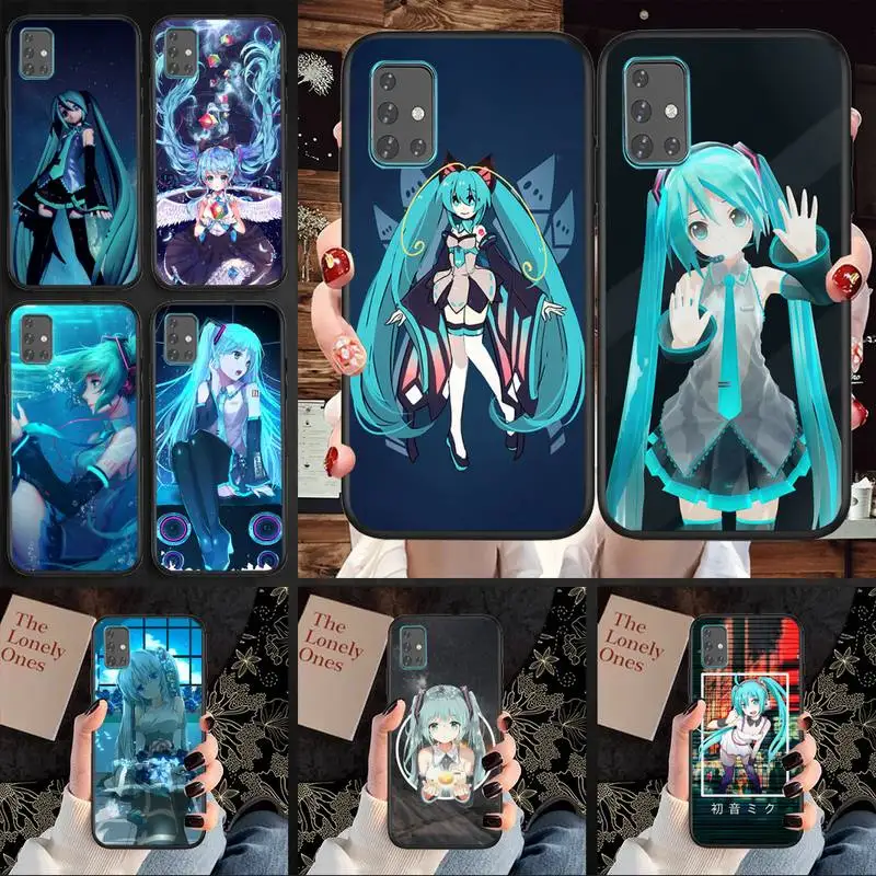 

Dakimakura-Japan-Hatsune-Miku Phone Case TPU For Samsung S6 S7 S8 S9 S10 Plus S20 S21 S30Ultrs Fundas Cover