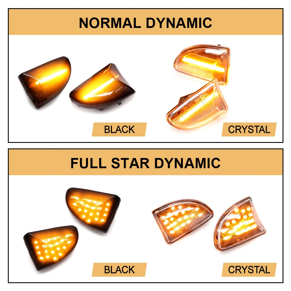 12 В автомобильный динамический светодиодный стример указатель поворота мигалка