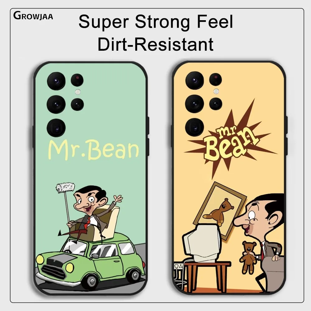 Забавный чехол для телефона Mr B-Bean с рисунком Samsung Galaxy S25 S24 S22 S23 Ultra S21 S20 Plus 5G