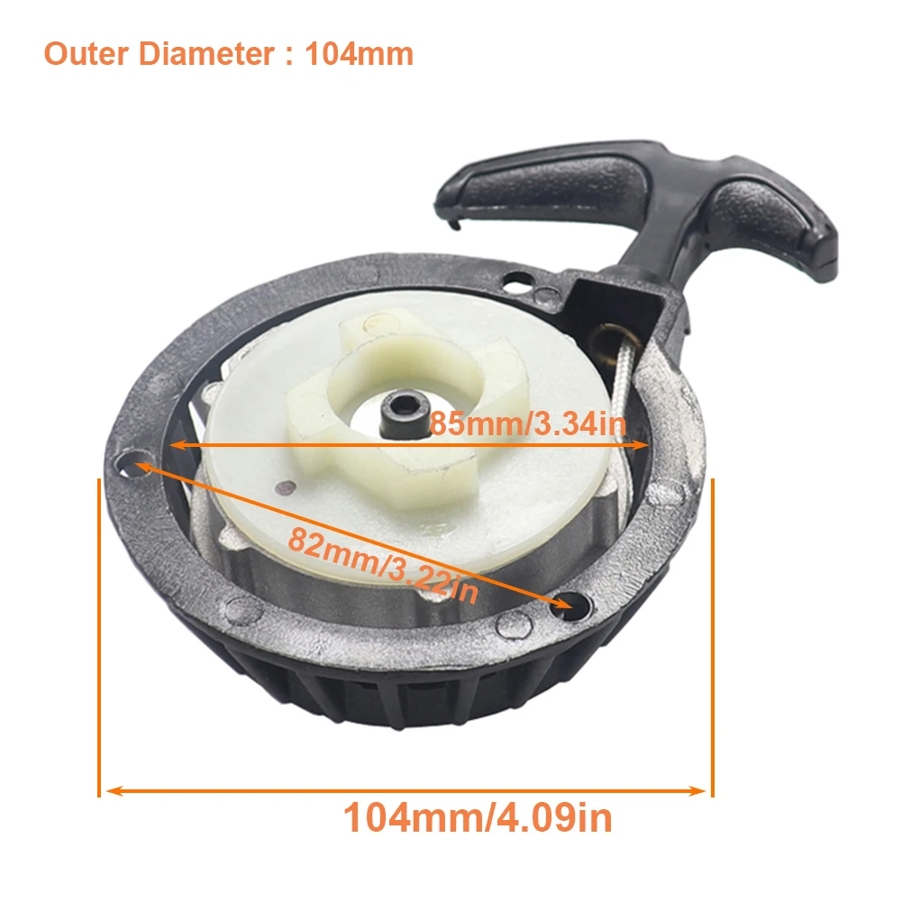 

Aluminum Alloy Pull starter Easy to Pull Fit 47cc 49cc 2 Stoke Mini Dirt Pocket Pit Bike Moto ATV Quad 2 Stroke Mini Moto