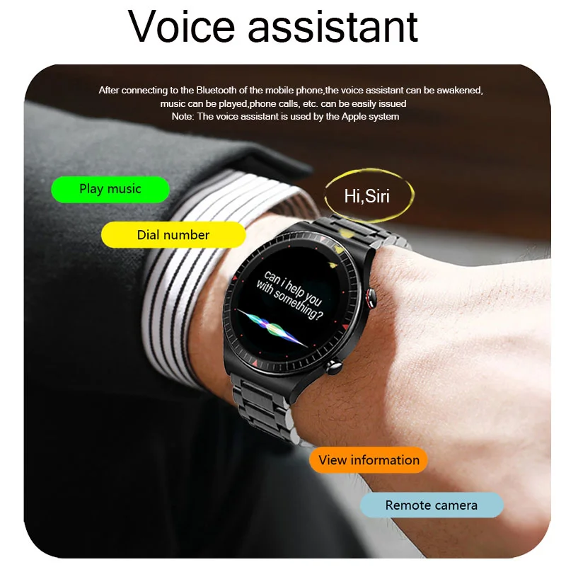 

2022 New Bluetooth Call Smart Watch 4G ROM Men Recording Local MusicFitness TrackerSmartwatch For GT2 pro Phone wearable devices