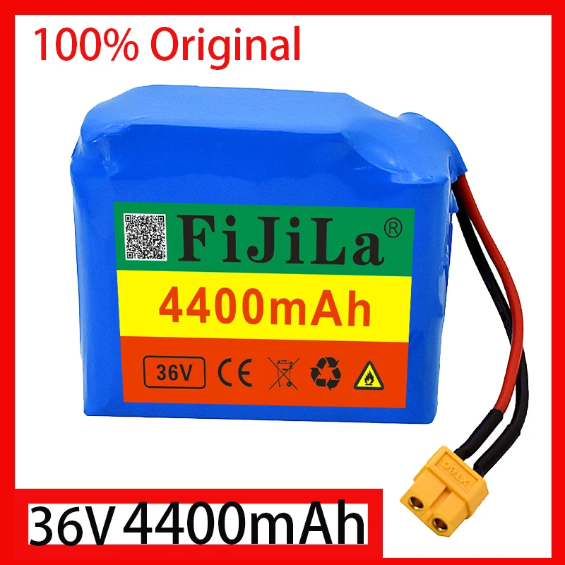 

For M365 MIJIA Pro Scooter 36V 4.4Ah 10S1P 18650 Lithium Ion Battery Pack Extended Range Charge and Discharge XT60 Plug+15A BMS