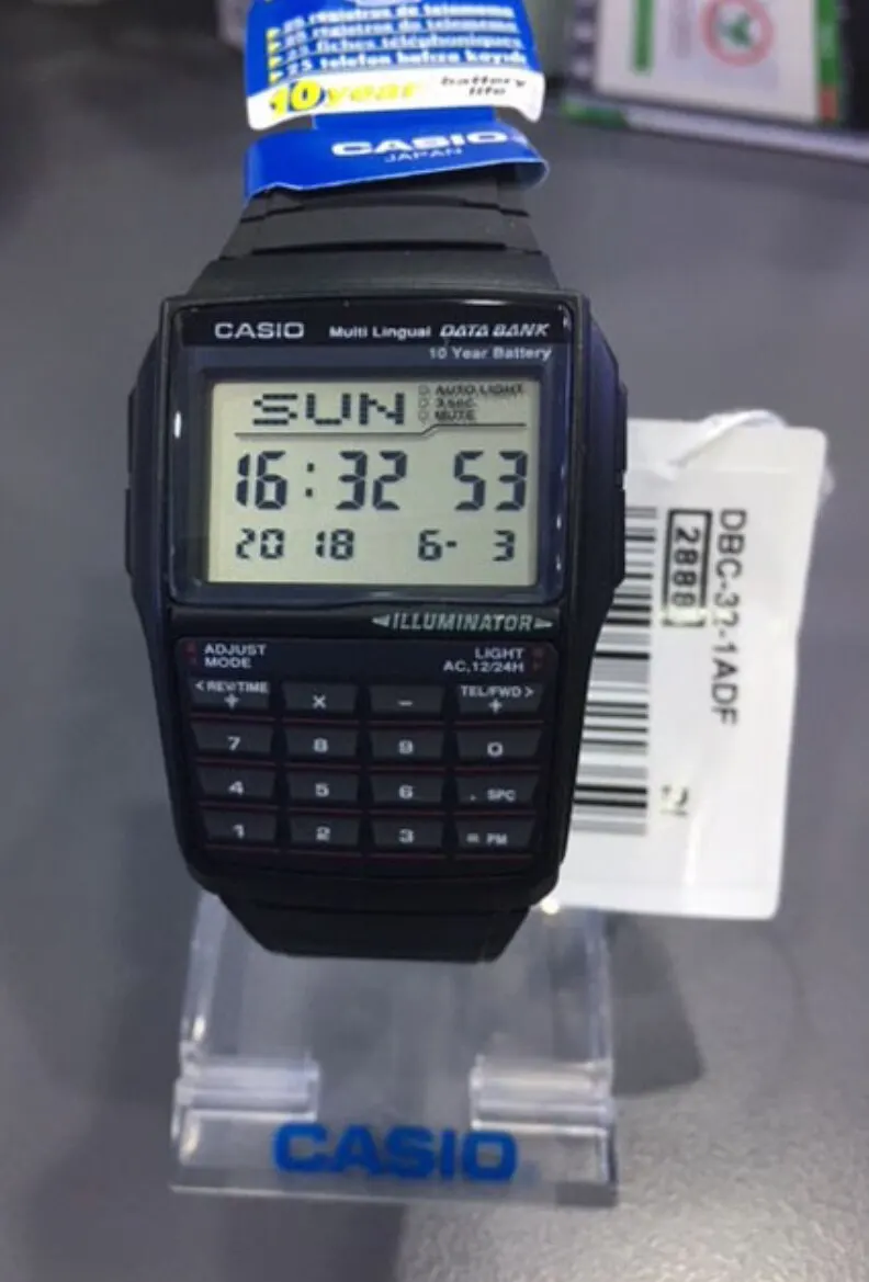 Мужские черные цифровые часы бренда Casio Роскошные светодиодные ремешки