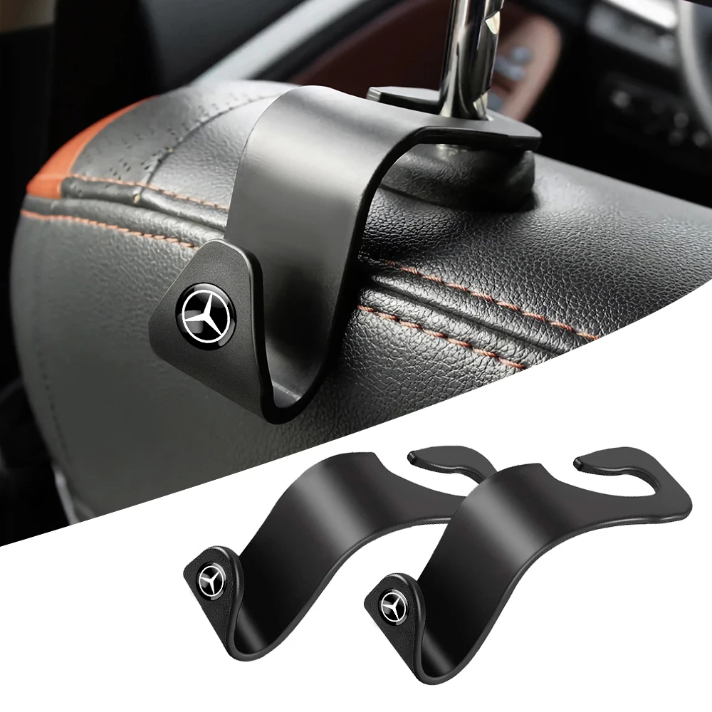 2/4 шт. крючки для подголовника автомобиля вешалка сумок органайзер на спинку