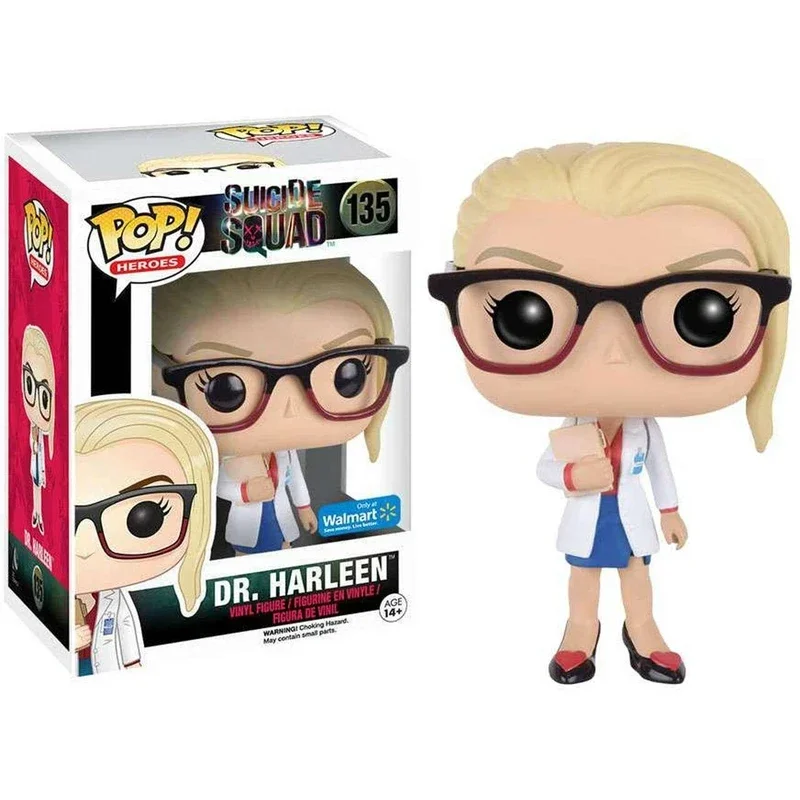 FUNKO POP Clown Joker Модель игрушки DR.HARLEEN # 135 виниловые фигурки Коллекционная модель для