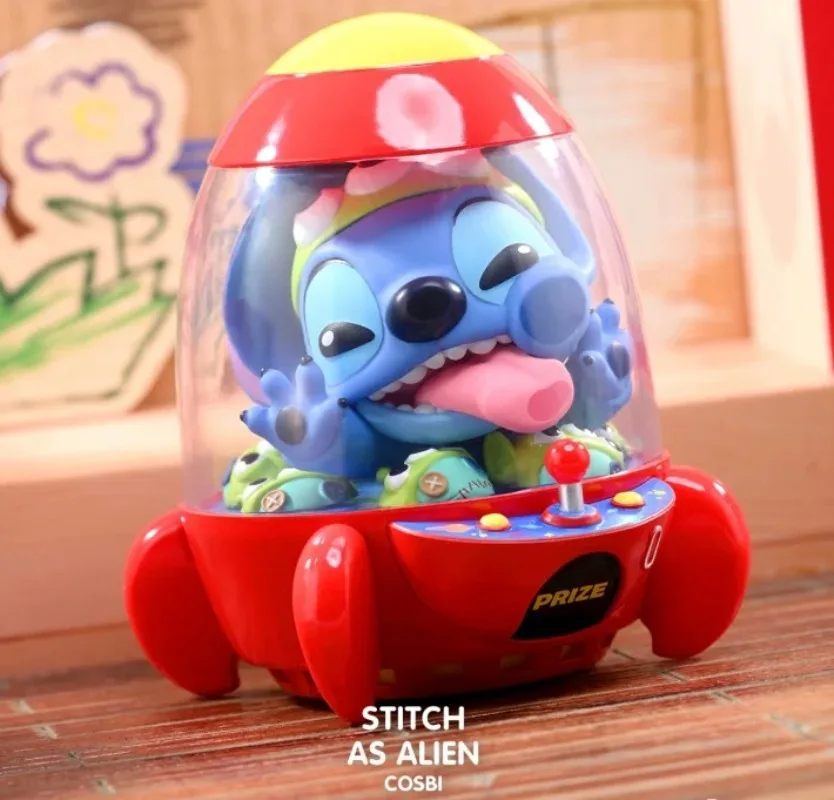 Фото Новая оригинальная серия Hot Toys Stitch Mania: коллекционная мини-фигурка Стич из Toy Story в закрытой коробке, таинственная коробка Cosbi, настольное украшение Cosbi №4