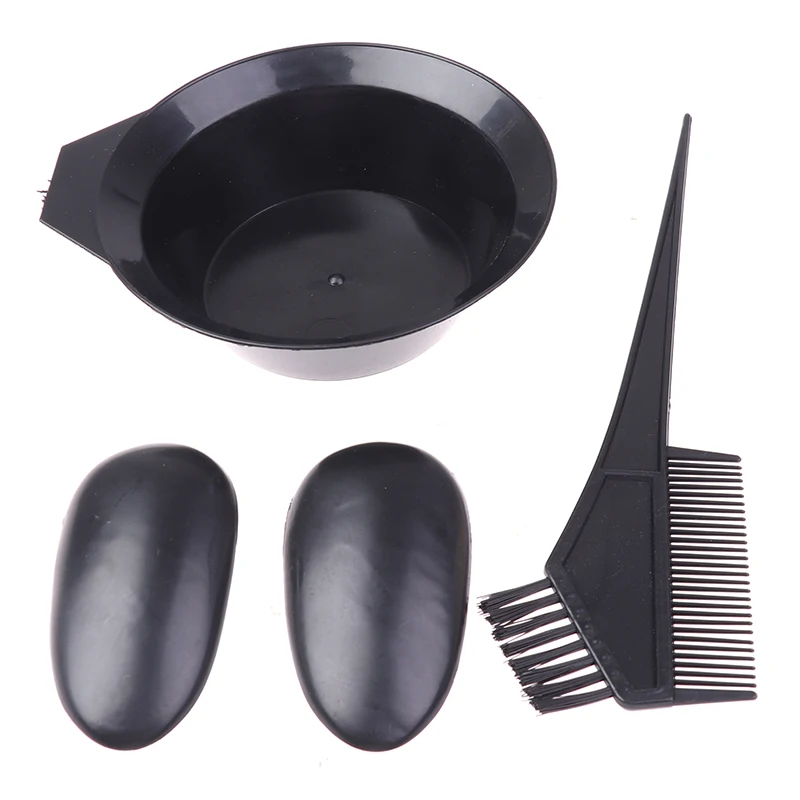 Brush Bowl Set With Ear Caps Dye Mixer Hair Color Dye Applicator Hair Styling Accessories Hair Color Tools