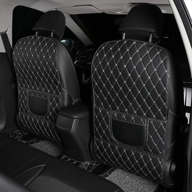 

Универсальный Защитный Чехол На Спинку Автомобильного Сиденья Из Искусственной Кожи, Чехол Для Детского Автокресла