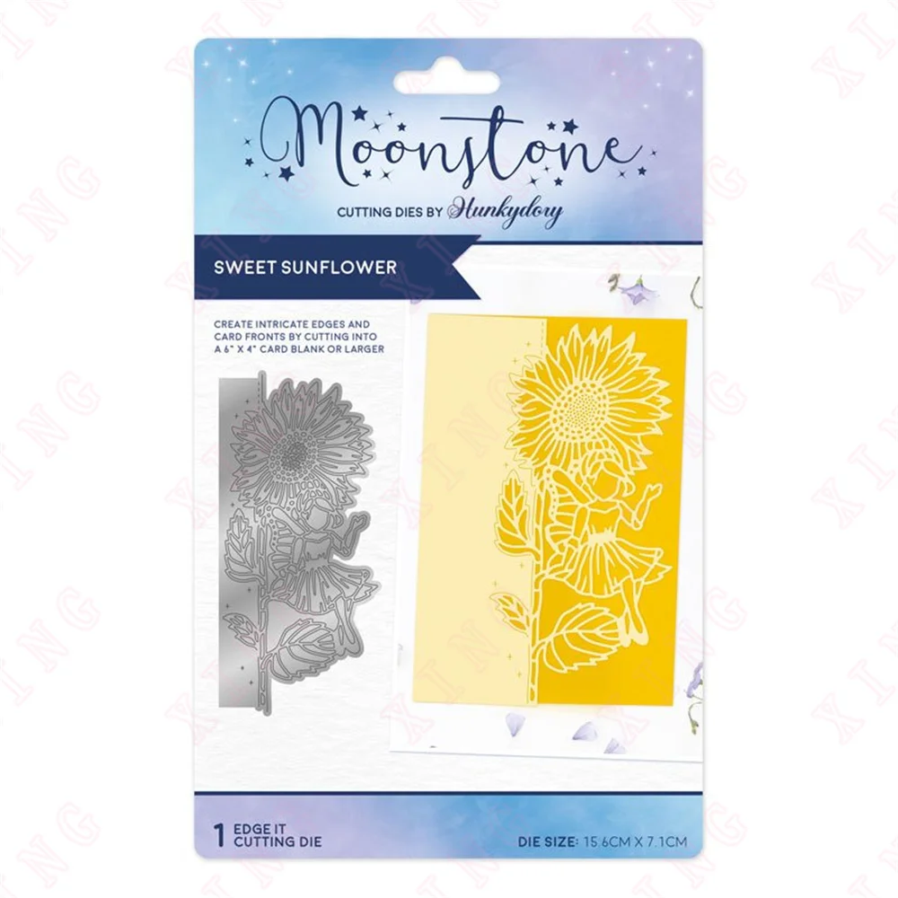 

Scrapbook Decoration Embossing Templates Diy Handmade Craft 2022 Arrival New Metal Cutting Dies Sweet Sunflower Edge It Cut Die