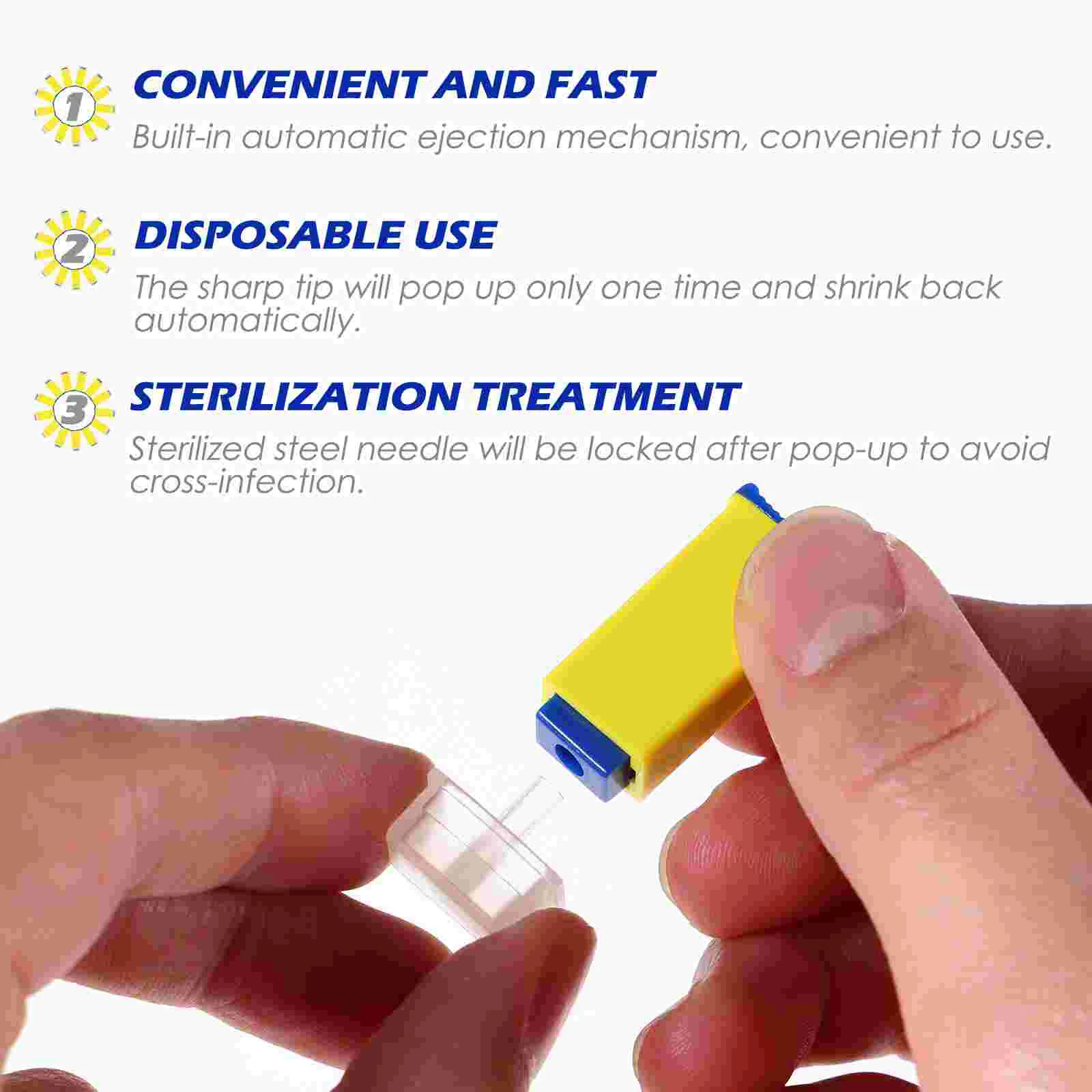Бансет крови для домашней больницы ручка луча устройство пресс-типа игла сбора