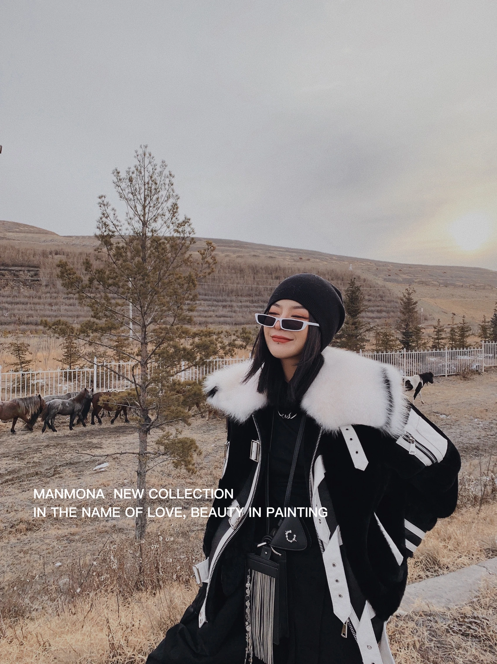 Women's Short Wool Fur Coat winter coat women  coat women  real fur coat  clothes for women