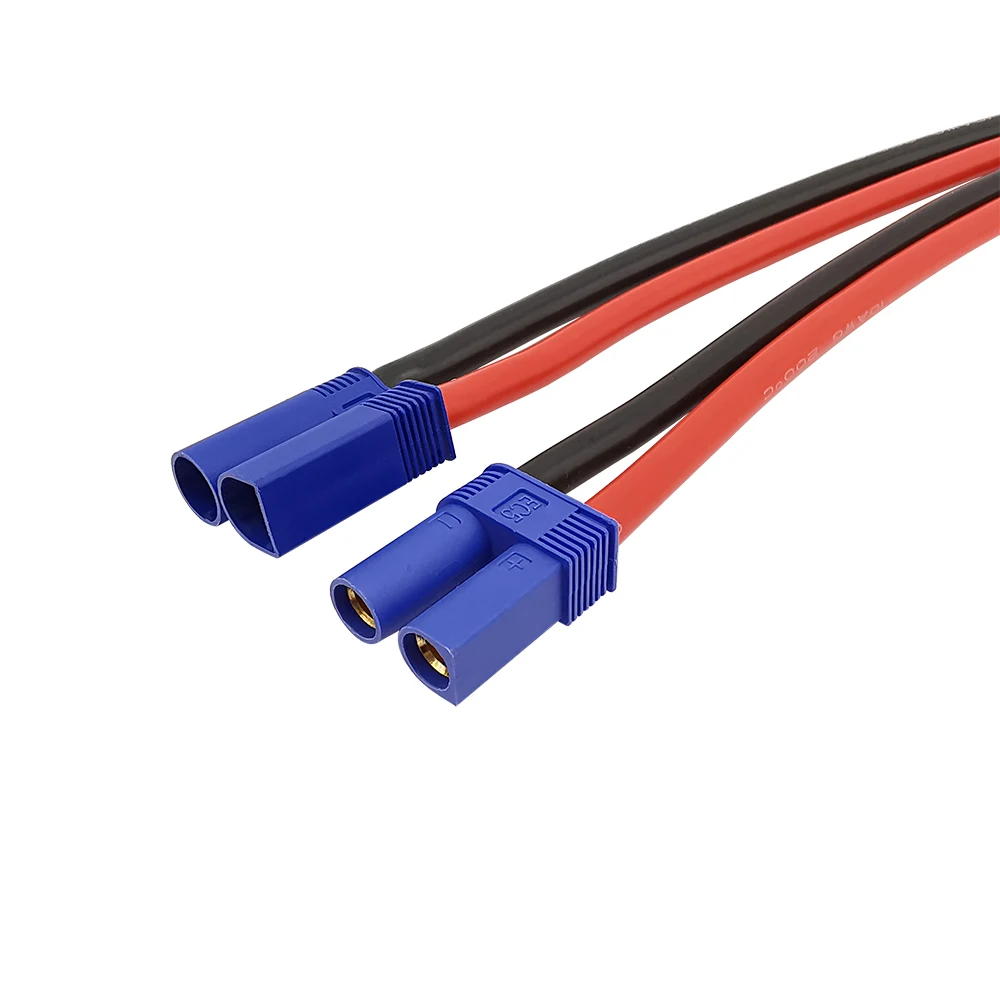 1Pcs EC5 Male / Female Plug Connector 10AWG Silicone Cable Plugs Jack Wire Length 10/15/30/50CM for RC Lipo Battery Toys DIY - купить по
