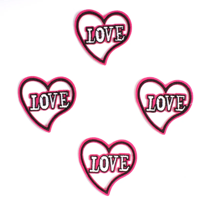 Наклейка на одежду сделай сам с надписью LOVE 10 шт.