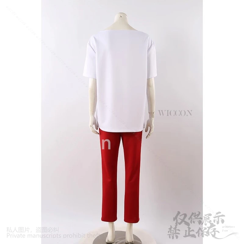 Anime Alien Stage Cosplay Till Costume Wig Tshirt Red Pants Fancy Party Halloween Tattoo Uniform Men Women Customized